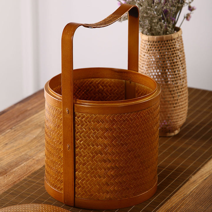 Women's Vintage Storage Basket Skanto