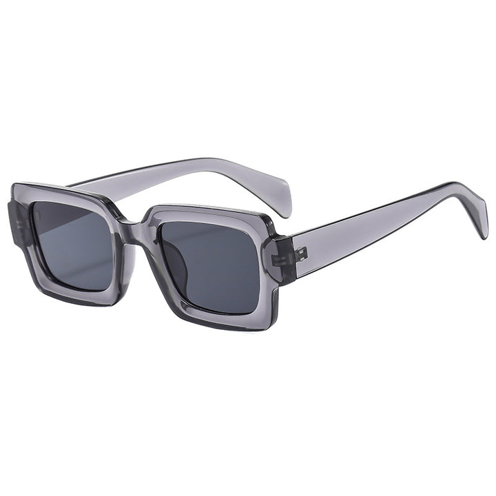 Dame Stilig rektangulær solbrille med elegant rammedesign Skanto
