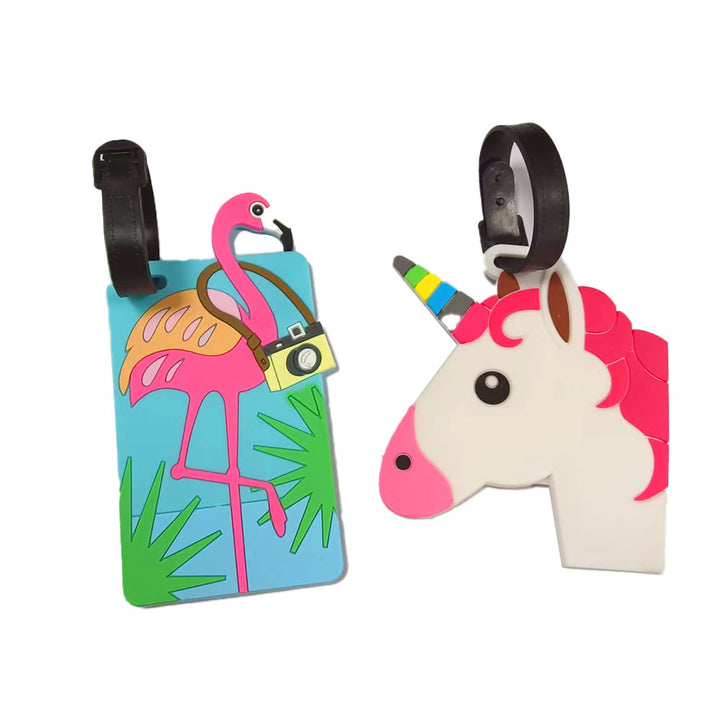 Unisex Bagasjelapp i livlig ugledesign Skanto
