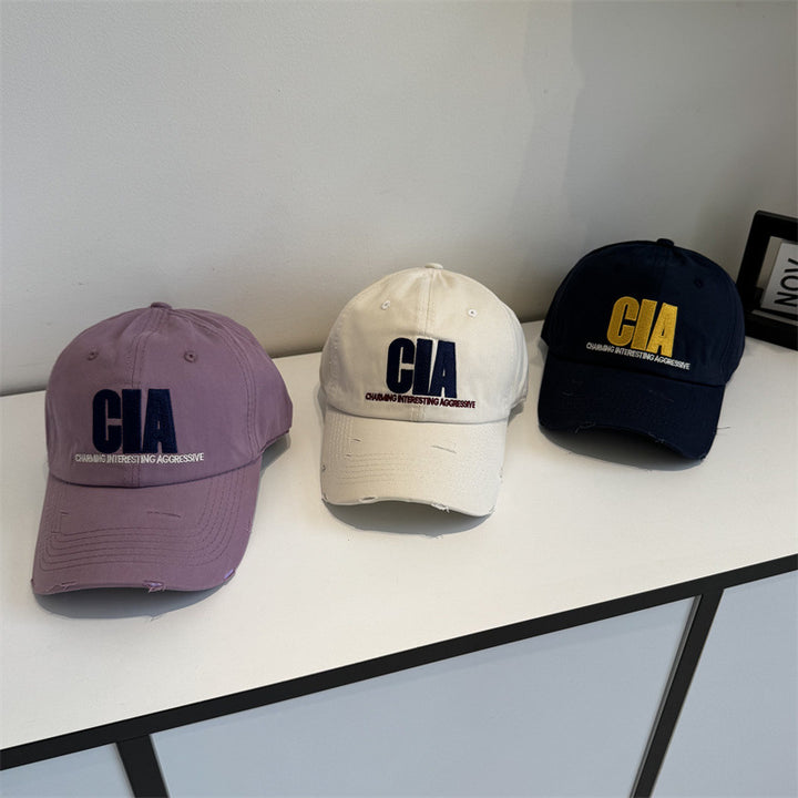 Men's Distressed Motivational Baseball Cap Skanto