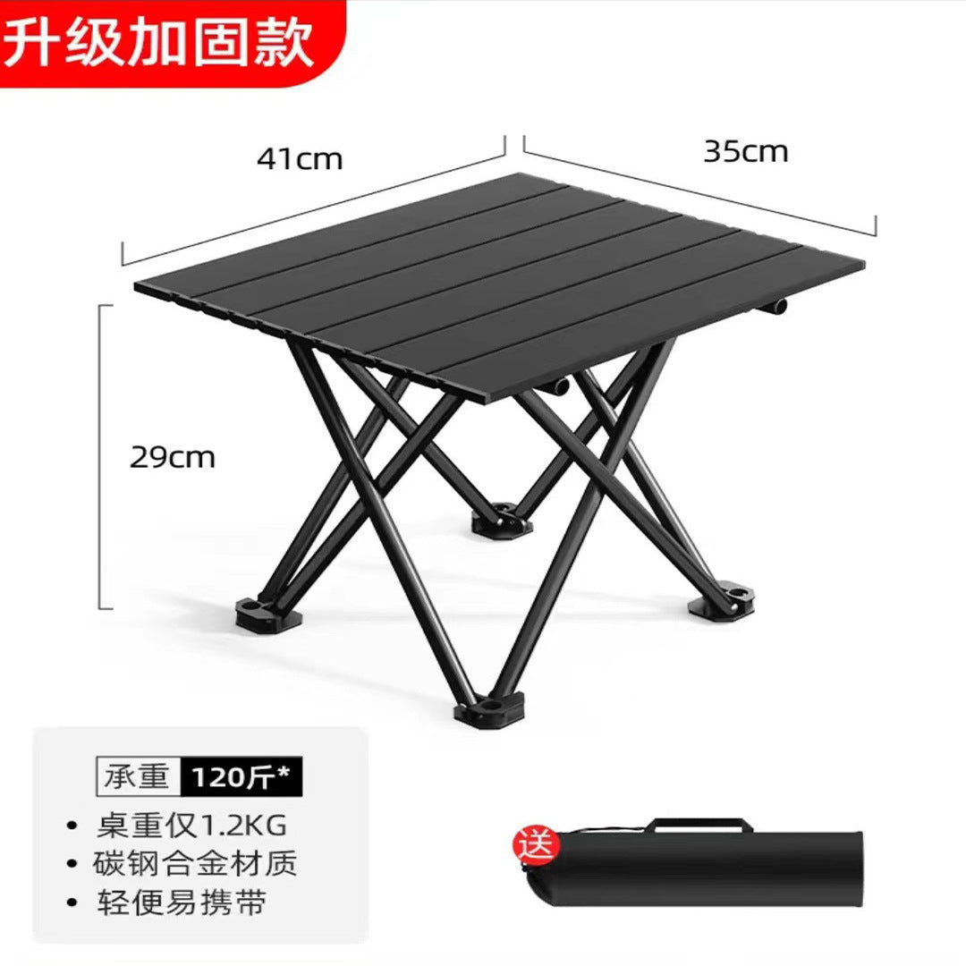 Folding Outdoor Camping Table With Stable Frame Construction Skanto