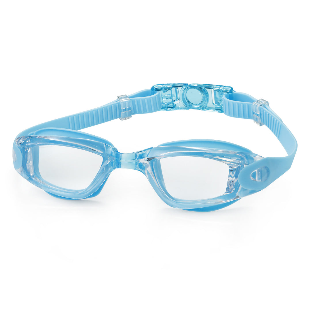 Svømmebrille med justerbart hodebånd og antikondens-teknologi Skanto