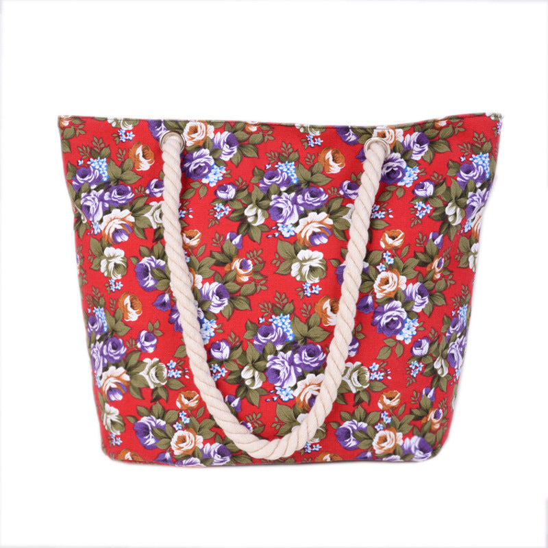 Moderne blomster-by-veske Skanto