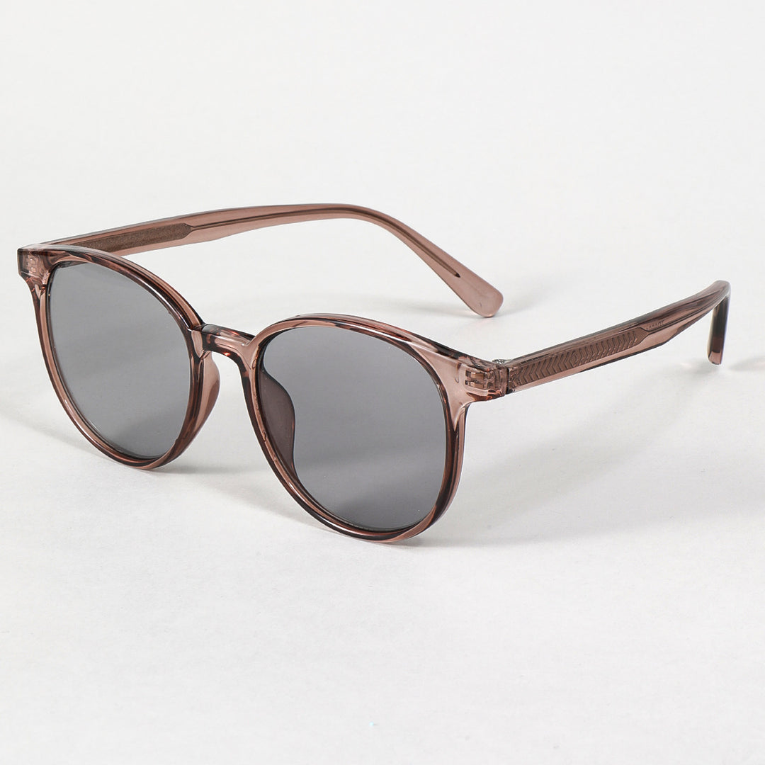 Dame moterik solbrille i elegant, rund design med UV-beskyttelse Skanto
