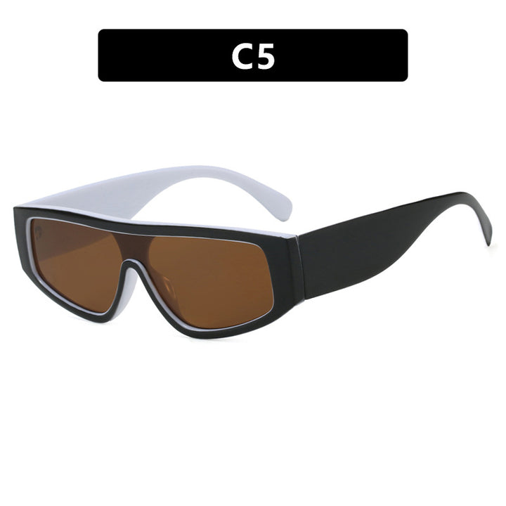 Women's fashionable sports sunglasses with innovative design and wide frame Skanto