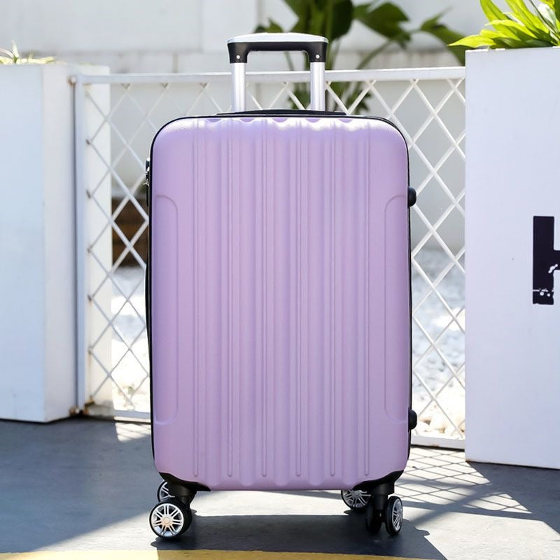 Hardsided suitcase with 360-degree rolling system and integrated safety feature Skanto