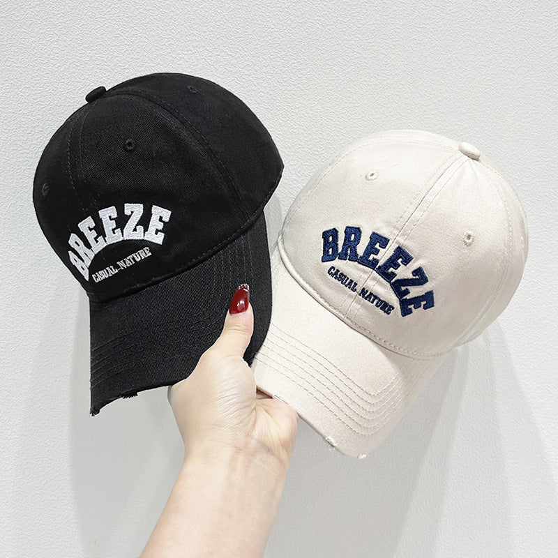 Herre Casual Slitt Bomulls Caps Skanto