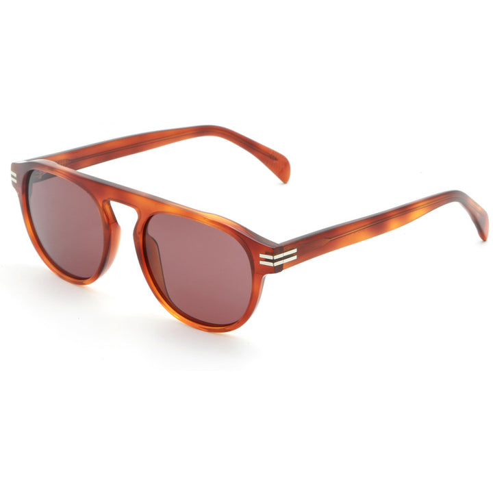 Dame moteriktig solbrille med smal ramme og stilige detaljer Skanto