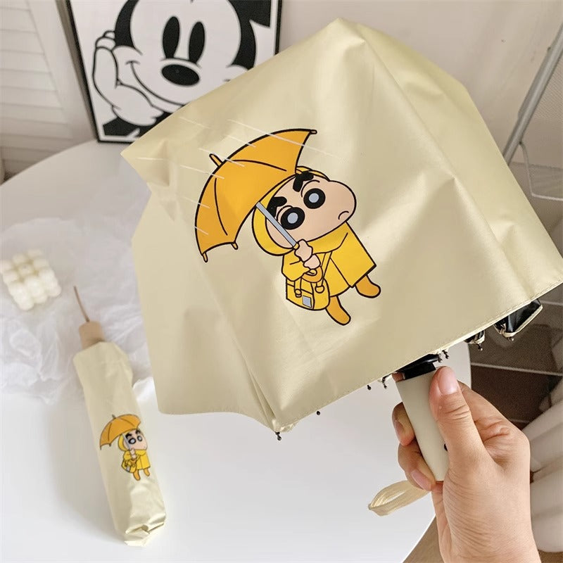 Damer foldbar paraply med kreativt karakterdesign Skanto