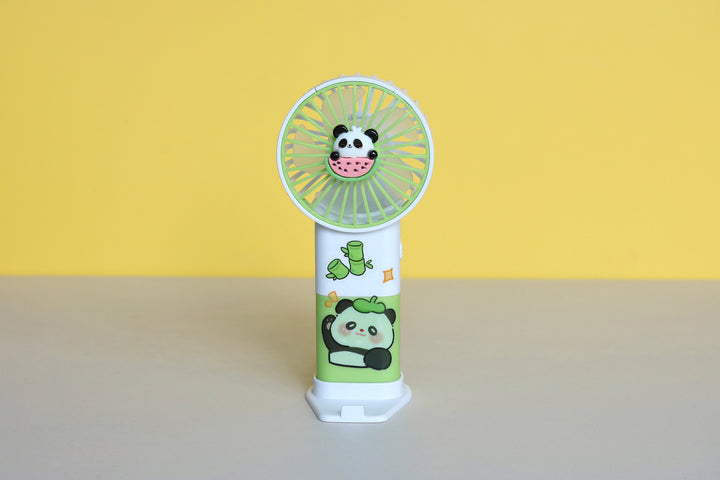 Unisex Bærbar Håndvifte i søtt Panda-design Skanto