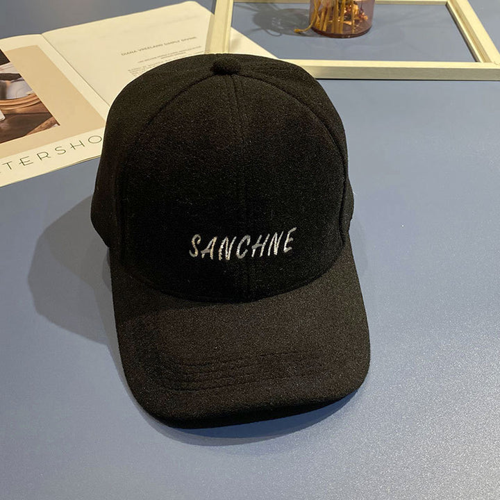Kvinnes Brodert Ull Baseballcap Skanto