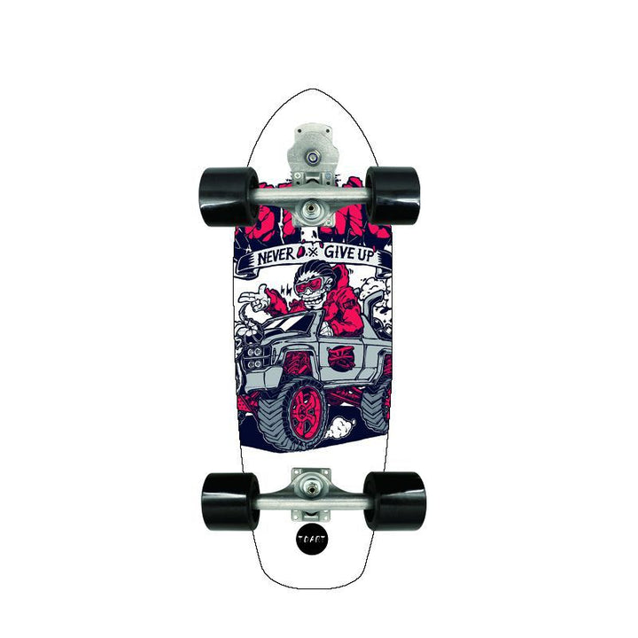 Retro-inspirert mini cruiser skateboard Skanto
