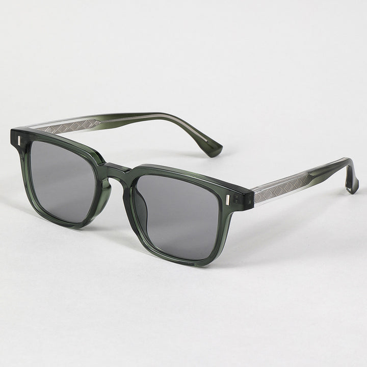 Dame solbrille i moderne statementstil med forsterket ramme Skanto