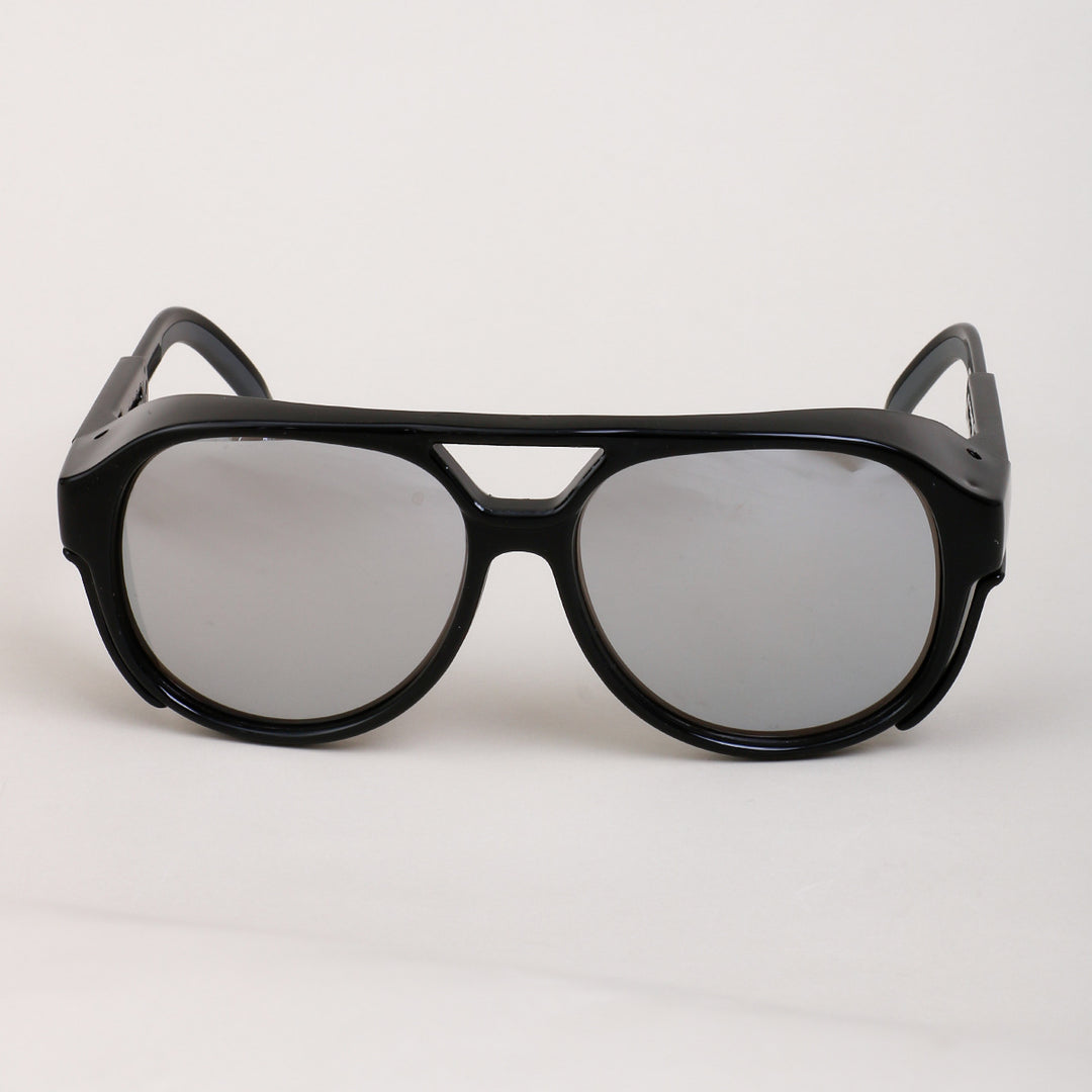 Dame oversized solbriller i geometrisk design med robust ramme og polarisert glass Skanto