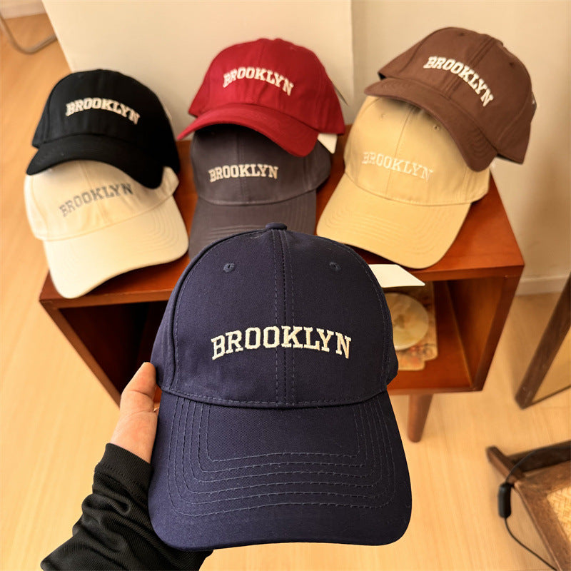 Herre Casual Brodert Bomull Baseball Caps Skanto