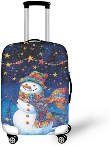 Unisex nan elastisk koffertrekk med hest- og solblomstmotiv, dehbar stretchbeskyttelse for hardplast- trolley med glidelås Skanto