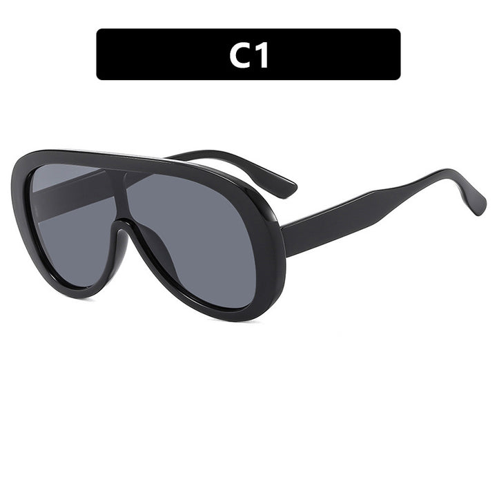 Women's futuristic sports sunglasses with wide field of vision and UV protection Skanto