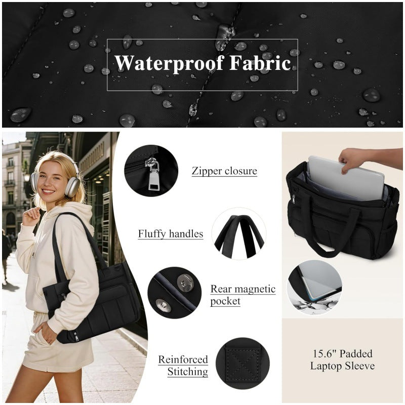 Praktisk laptop-veske med organizer Skanto