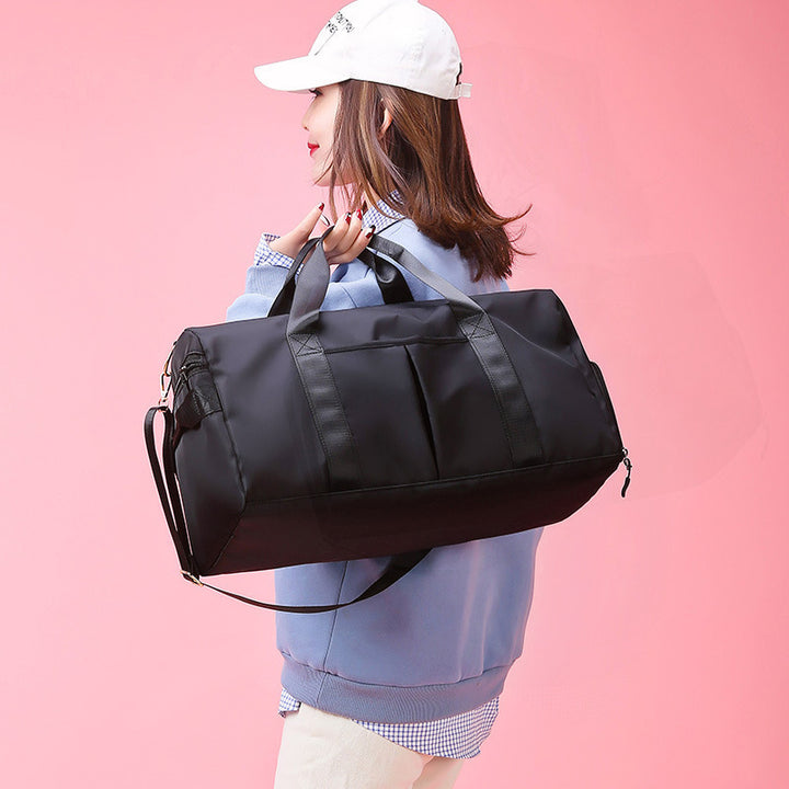 Sporty reisebag med praktiske utvendige lommer Skanto