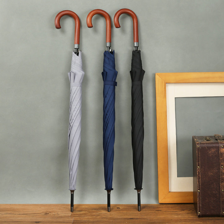 Damer Elegant Stokkparaply med ergonomisk grep Skanto