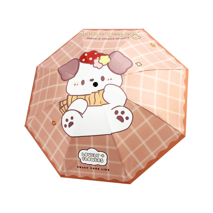 Kvinnes Kawaii Sammenleggbar Paraply Skanto