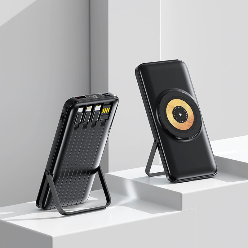 Bærbar powerbank med trådløs ladefunksjon Skanto