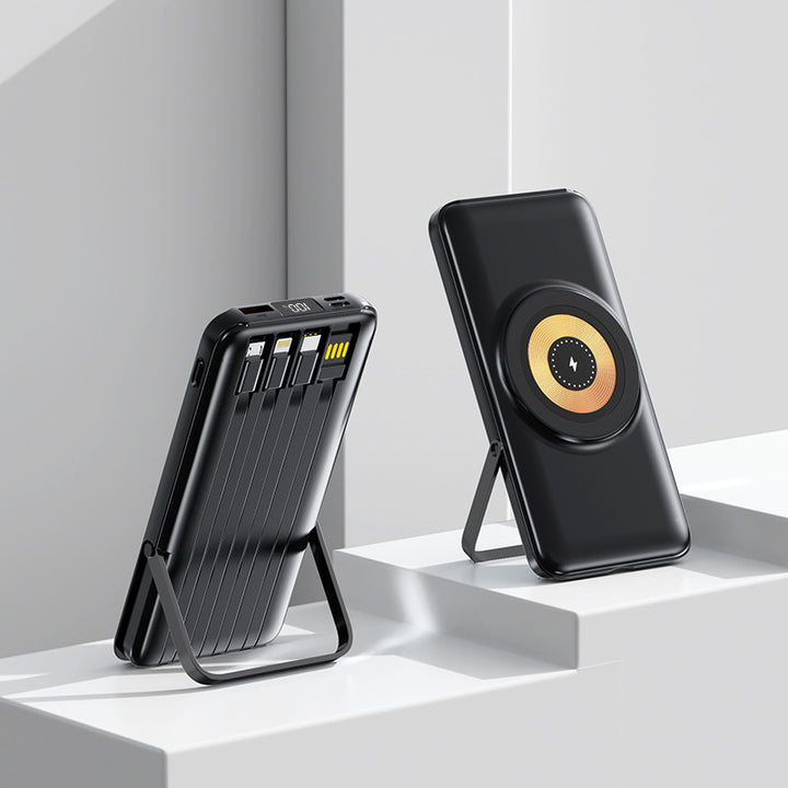 Bærbar powerbank med trådløs ladefunksjon Skanto