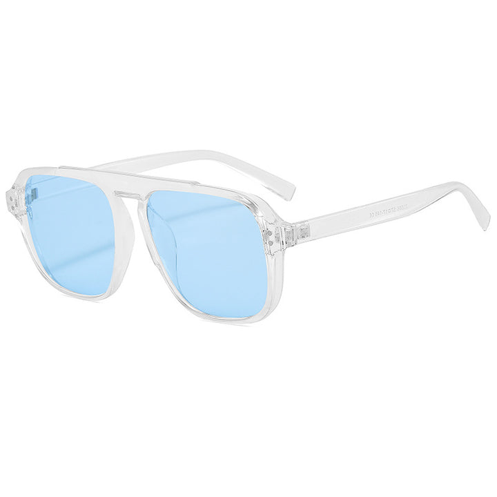 Women's geometric sunglasses with polarized yellow lenses Skanto