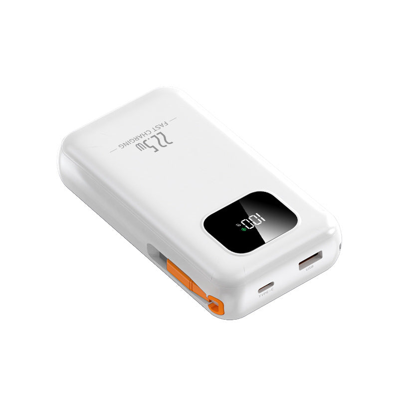 Høyytelses powerbank med intelligent LED-skjerm og hurtiglading funksjon Skanto
