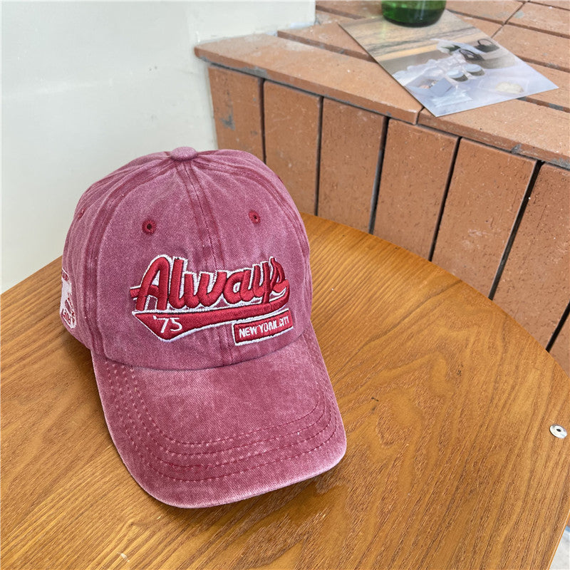 Herre Vintage-inspirert Slitt Bomull Baseball Caps Skanto