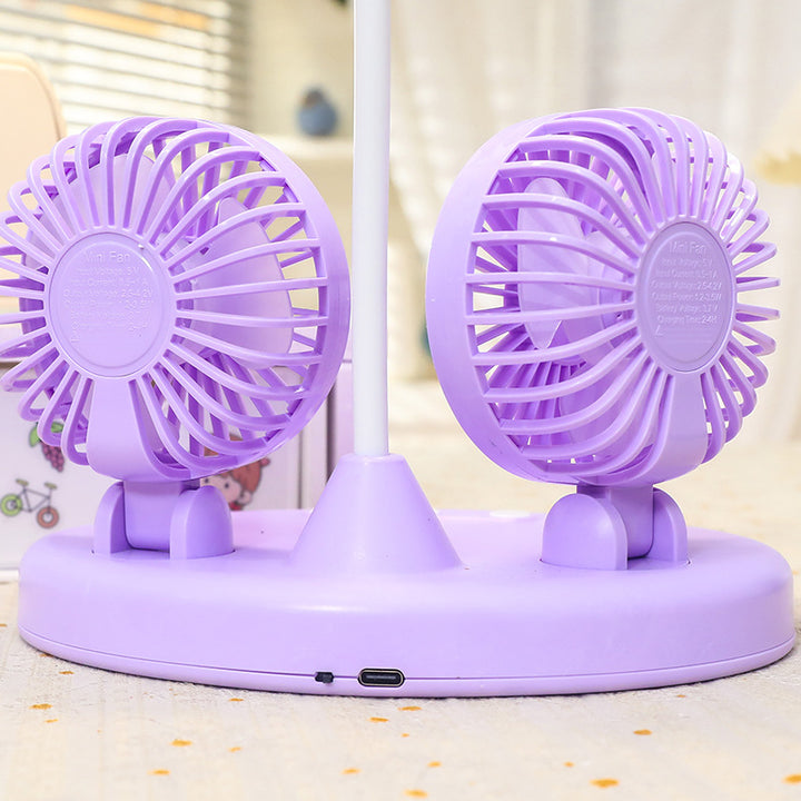 Dame Multifunksjonell Bordlampe med Integrerte Vifter Skanto