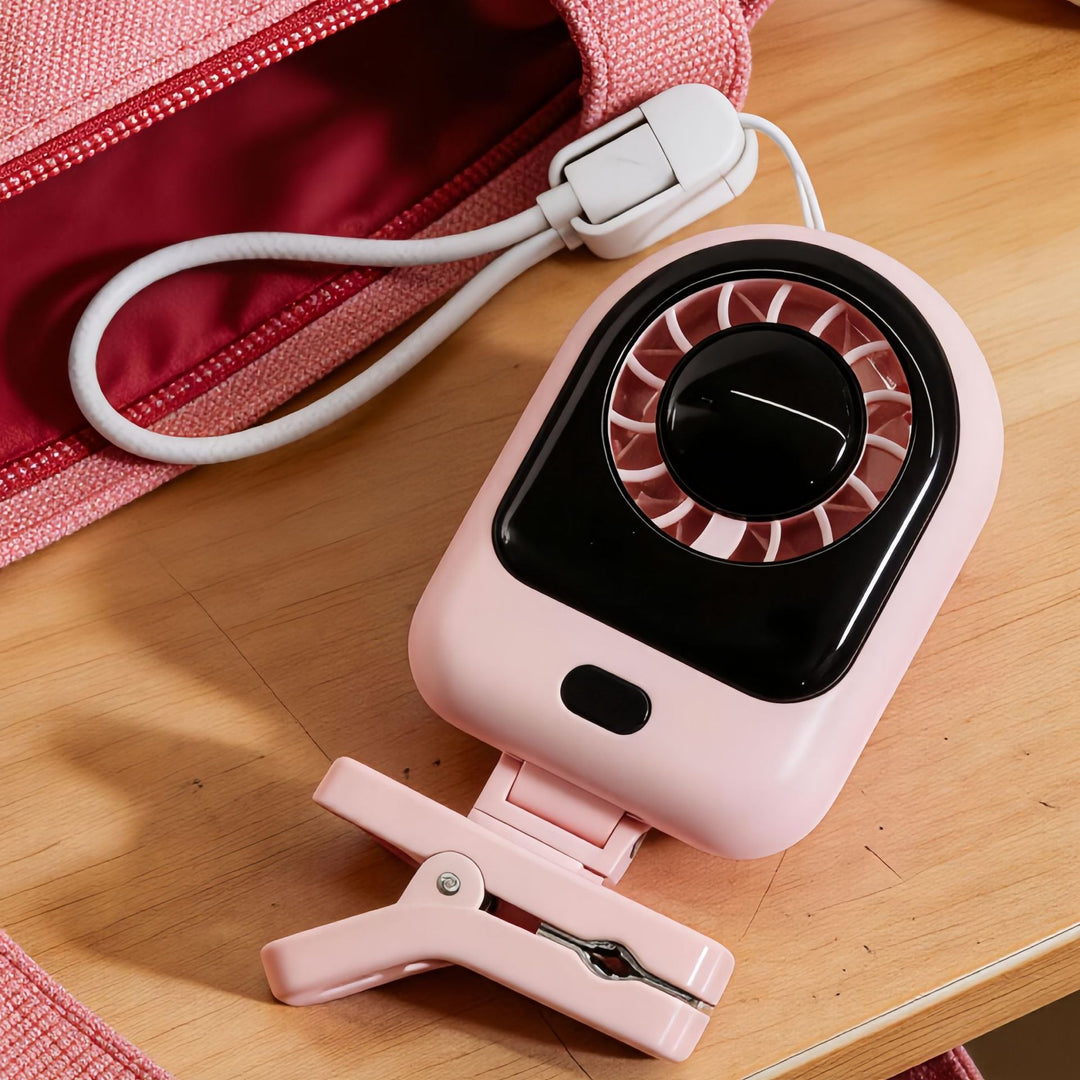 Bærbar Mini Vifte med Usb-tilkobling og Justerbar Hastighet Skanto