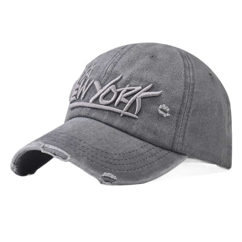 Herre Slitt Casual Brodert Caps Skanto