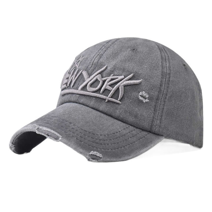 Herre Slitt Casual Brodert Caps Skanto