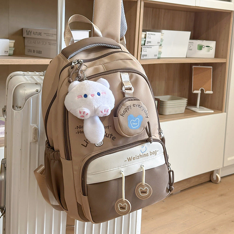 Søt Plush Companion Skole Ryggsekk