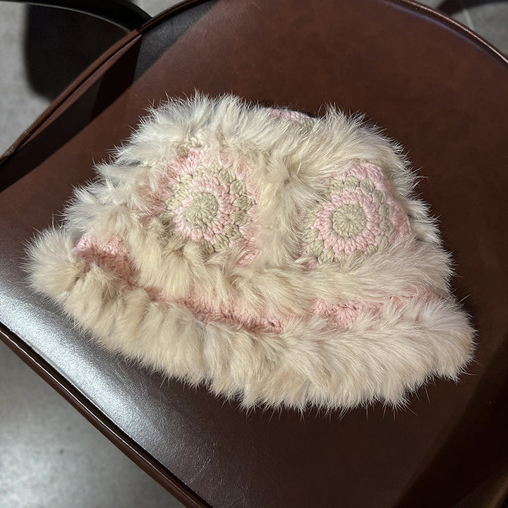 Skanto | Cozy Håndlaget Heklet Blomsterhatt