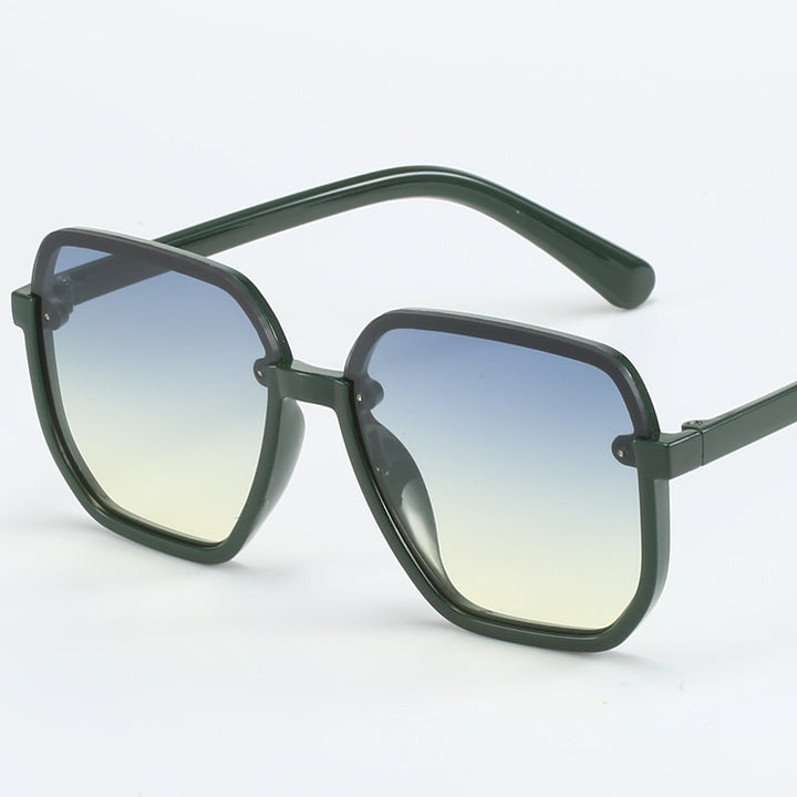 Dame geometrisk solbrille i moderne design Skanto