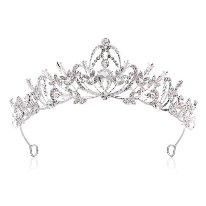 Dame Elegant Hårkrone med filigrane Krystallornamenter Skanto