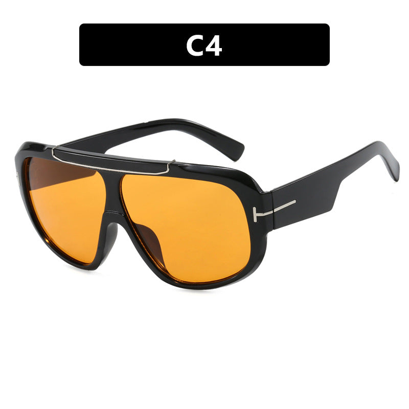 Women's Oversized Sunglasses in Modern Transparent Design Skanto