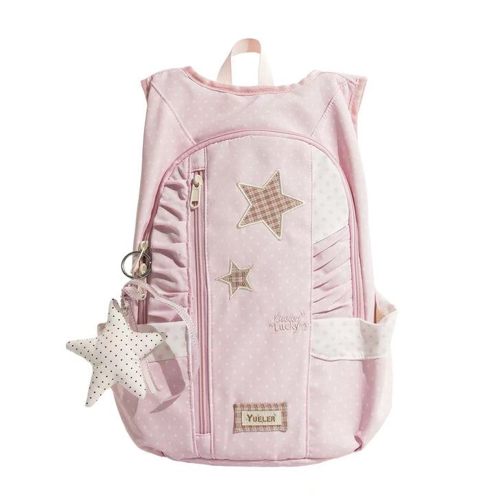 Star-Appliqué Lettvekts Ryggsekk Skanto