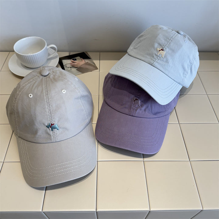 Kvinne Casual Vasket Bomull Baseball Cap Skanto