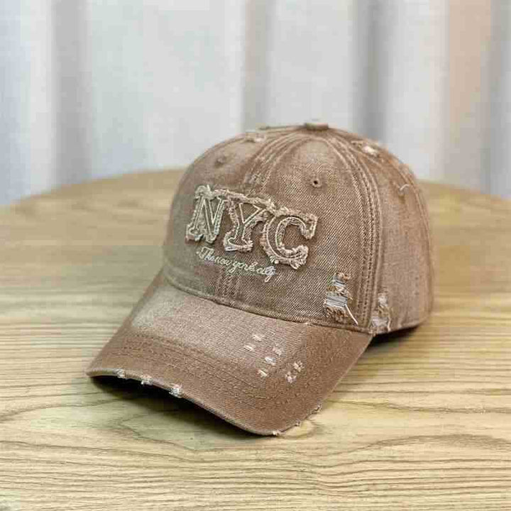 Kvinnens distressed fashion baseball cap Skanto