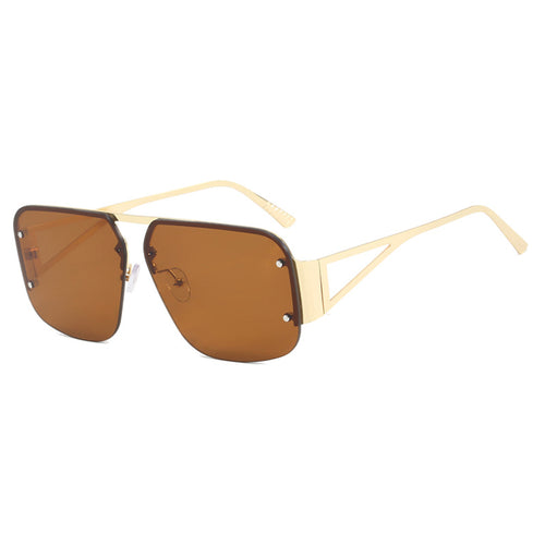 Women's optical glasses with elegant, geometric design and high-quality metal frame Skanto
