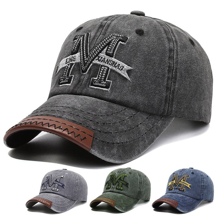 Herre Vintage Brodert Baseball Caps Skanto