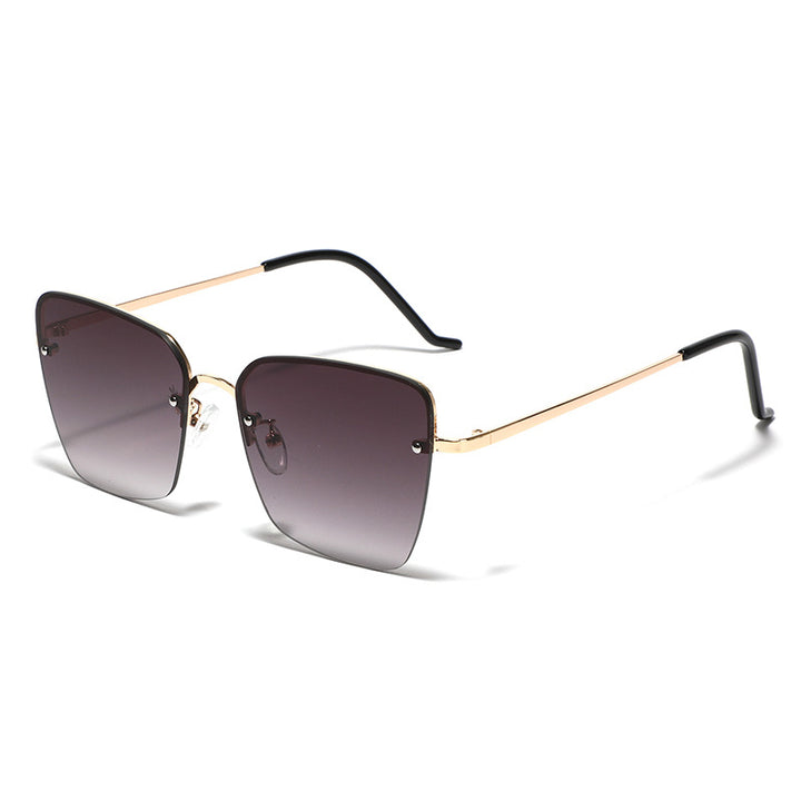Dame moteriktig kvadratisk solbrille med gradientlinser Skanto