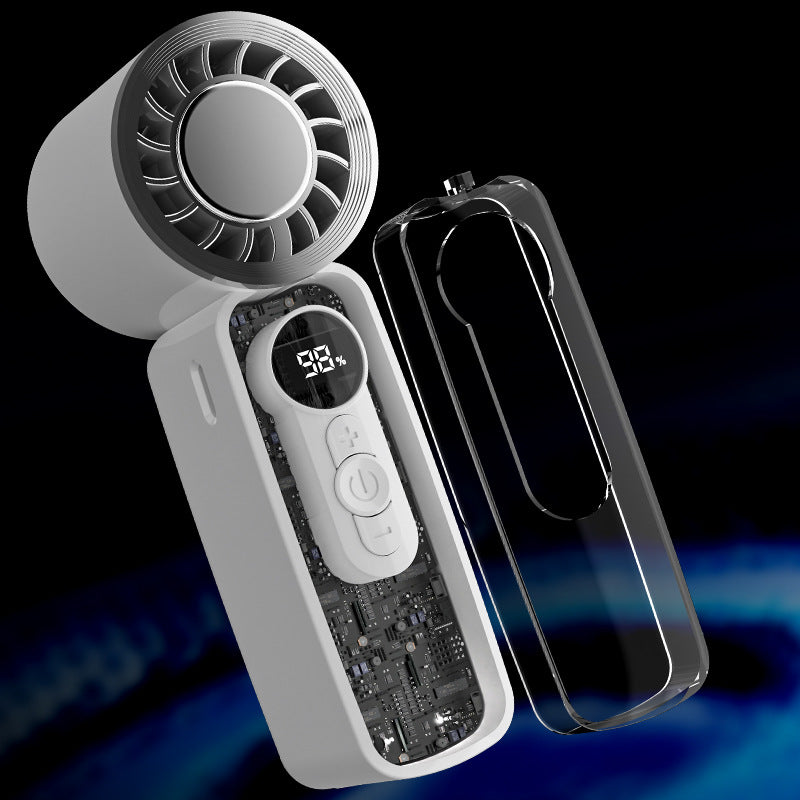 Unisex Bærbar USB-vifte med LED-visning Skanto
