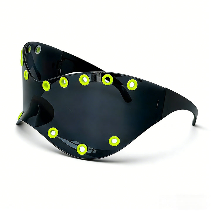 Damer Sporty Designer-solbriller med innovative metalakenter Skanto
