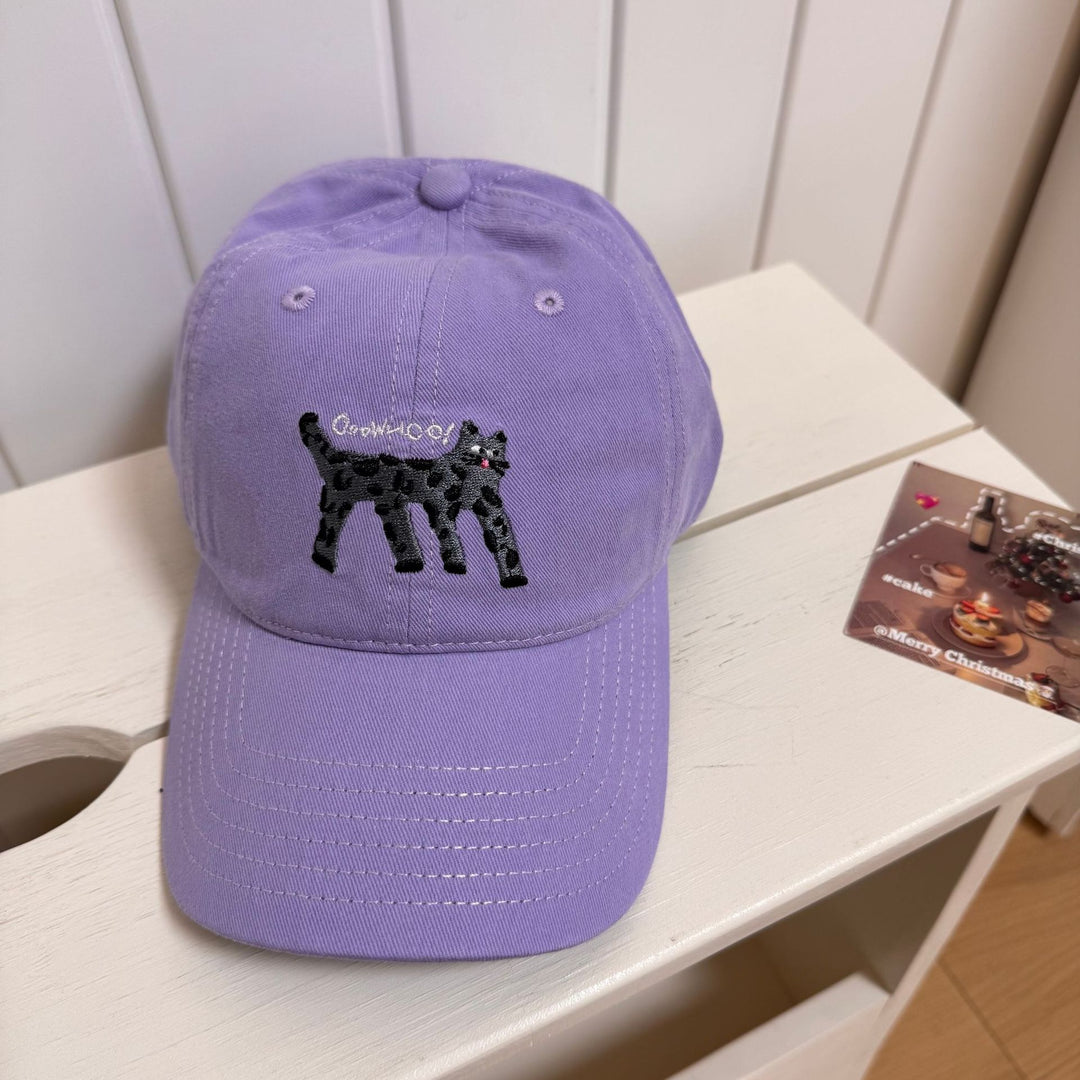 Kvinne Søt Grafisk Brodert Baseball Caps Skanto