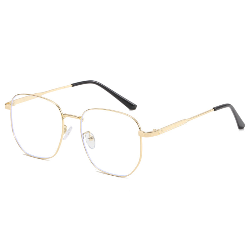 Dame moteriktig firkantet brille med lett metallramme Skanto