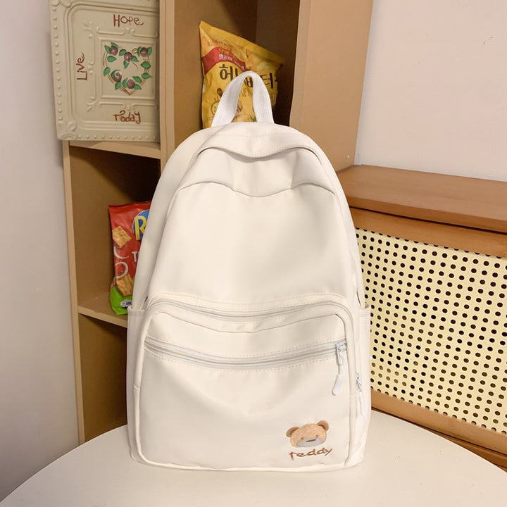 Klassisk Multi-Lomme Mini Skole Rygsekk